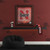 University Of Nebraska Cornhuskers Framed Photo in black wood frame in a red and black themed football fan room