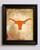 Texas Longhorns NCAA Logo Photo Print (8" x 10") - Displayed in a black wood frame