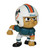 Miami Dolphins NFL Action Figure Toy - Posed in a Lineman Stance - Front View