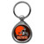 Cleveland Browns Logo Chrome Key Chain