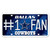 Dallas Cowboys NFL #1 Fan Metal License Plate Tag