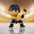 Nashville Predators NHL 3" Action Figure Toy (Gold Jersey) - Posed on a hockey rink inside an arena with lights