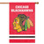 Chicago Blackhawks 2 Sided Vertical Banner Flag