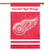 Detroit Red Wings 2 Sided Vertical Banner Flag