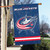 Columbus Blue Jackets 2 Sided Vertical Banner Flag