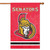 Ottawa Senators 2 Sided Vertical Banner Flag