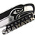 Seattle Seahawks Football Chrome Logo & Wordmark Emblem - Silver & Black - Close Up