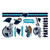 Carolina Panthers NFL Temporary Tattoos – Team Logo & Color Tattoo Sheet