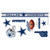 Dallas Cowboys NFL Football Wordmark Temporary Tattoos Dallas Cowboys NFL Football Wordmark Temporary Tattoos
