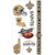 New Orleans Saints NFL Logo Temporary Tattoos