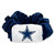 Dallas Cowboys NFL Blue Scrunchie Hair Twist - Jersey Mesh