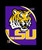 Louisiana State University NCAA Logo Photograph