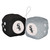 Chicago White Sox MLB Black & Silver Plush Fuzzy Logo Dice