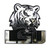 LSU Tigers Molded Chrome Emblem - Tigers Logo 