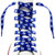 New York Giants NFL Logo & Wordmark Blue Shoe Laces