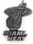 Miami Heat NBA Molded Chrome Emblem