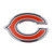 Chicago Bears NFL Logo Aluminum Color Emblem