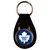Toronto Maple Leafs NHL Leather Fob Key Chain Ring - Ova