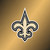 New Orleans Saints NFL Football Fleur-de-lis Logo Magnet - On Saints Gold Background