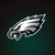 Philadelphia Eagles Football Logo Magnet - On Eagles Green Background