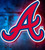 Atlanta Braves MLB Baseball Large Logo Magnet