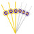 Los Angeles Lakers NBA Team Party Straws