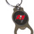 Tampa Bay Bucs NFL Black Logo Bottle Opener Key Chain
