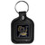 Milwaukee Brewers MLB Square Leather Key Chain Fob