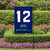 Seattle Seahawks Garden Flag - 12th Man White Numbers - In Garden