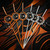 Philadelphia Flyers Hockey Orange & Black Logo Party Straws - Displayed on a black and orange gradient background