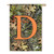 Mossy Oak Camo Monogram Letter D House Flag