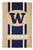 Washington Huskies NCAA Burlap Banner Flag