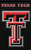 Texas Tech Red Raiders NCAA 28" x 40"  Black Banner Flag -  Team Wordmark And Logo