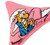 Cat Toy Triangle Pink Catnip Toys - Purr Muda Triangle - Close Up