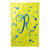 R Monogram Green Blue Polka Dot House Flag Banner