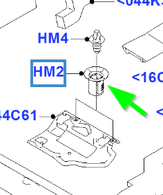 Ford 1310861 FASTENER from allcarpartsfast.co.uk