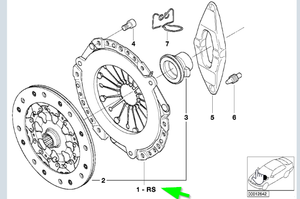 BMW 21217515146 E39 M5 Clutch Kit
