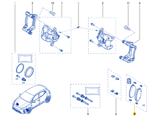 Renault 410608885r f pads