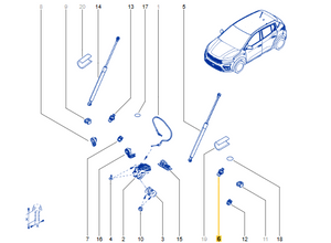 Dacia 908782746R Boot Stop