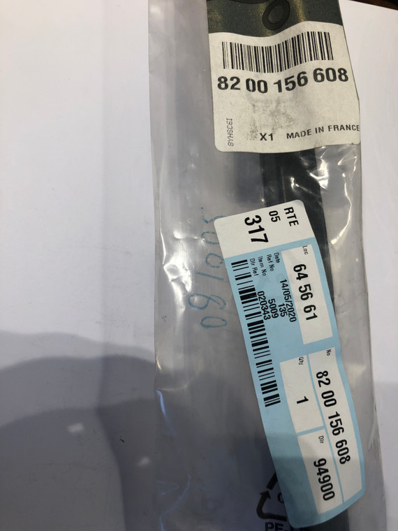 Renault 8200156608 DOOR SEAL discounted and shipped worldwide by allcarpartsfast.co.uk in the UK