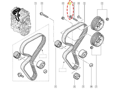 Renault 8200793248 NUT PULLEY discounted and shipped worldwide by allcarpartsfast.co.uk in the UK