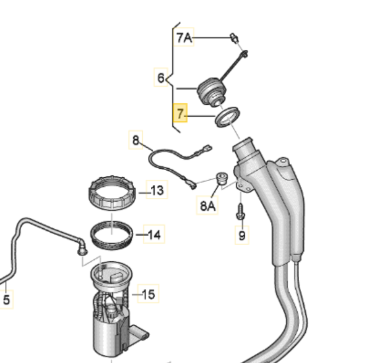 Genuine discounted new VW, Audi, Seat, Skoda 1K0201557A WASHER from allcarpartsfast.co.uk. Shipped worldwide from the UK.