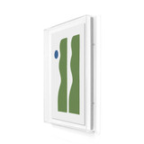2 Green Vase