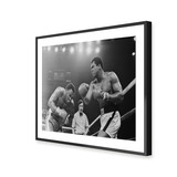 Muhammad Ali Punching Joe Frazier