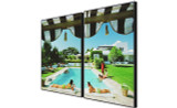 Poolside In Sotogrande Diptych