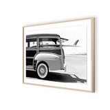 Old Woodie Station Wagon