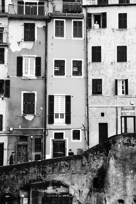 Cinque Terre, Italy BW