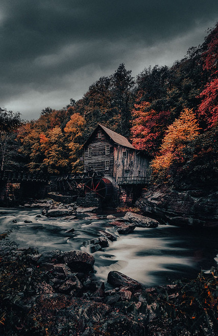 Moody Fall Morning, West Virginia