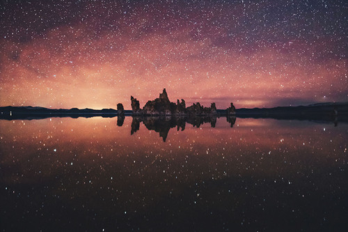 Night Monuments, Mono Lake, California