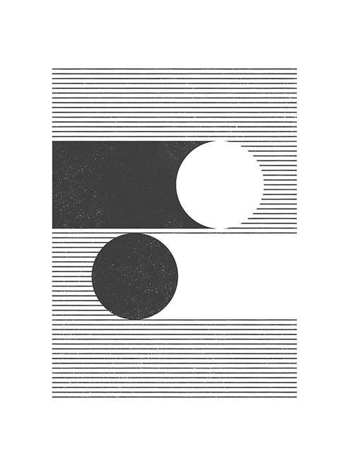 Woodblock Crossing Paths